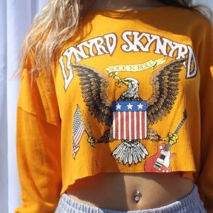 Lynyrd Skynyrd Crop long sleeve.